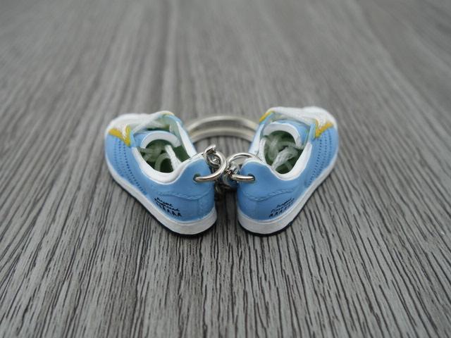 mini 3D sneaker keychains Superstar Lt Sky/Yellow - Sneakers Passion