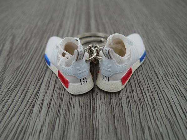 Mini Sneaker Keychains NMD white OG - Sneakers Passion