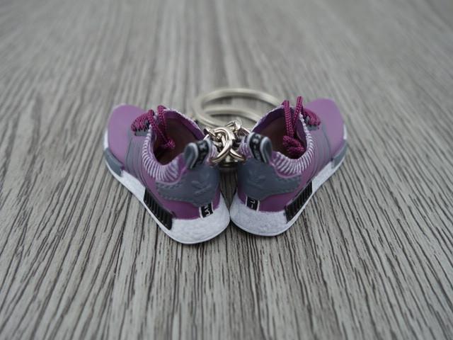 Mini Sneaker Keychains NMD runner - Purple - Sneakers Passion