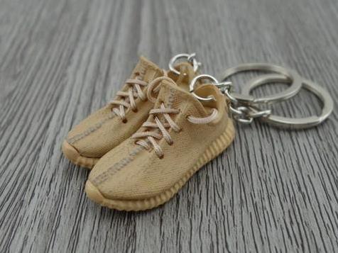 Mini Sneaker Keychains YZY - Tan - Sneakers Passion