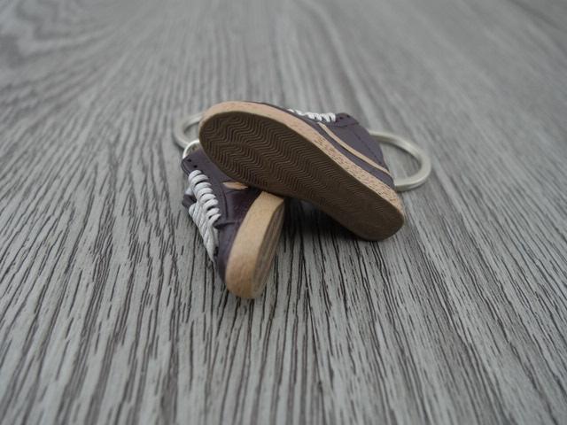 mini 3D sneaker keychains Blazer - Brown/Beige - Sneakers Passion