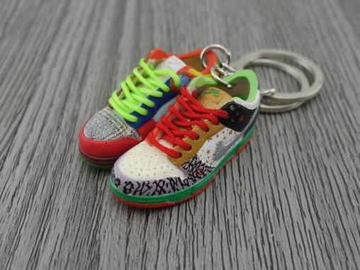 Mini sneaker keychain 3D Nike Dunk Lo - What The Dunk - Sneakers Passion