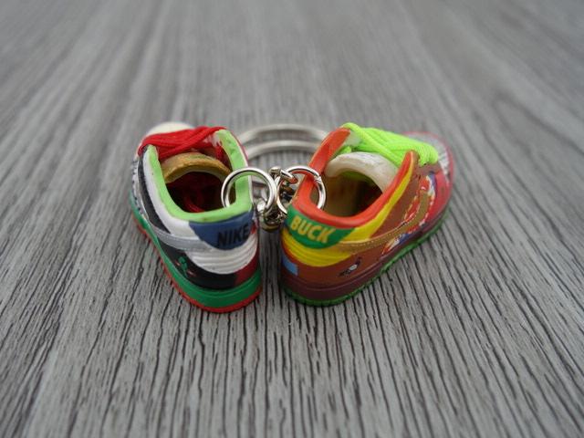 Mini sneaker keychain 3D Nike Dunk Lo - What The Dunk - Sneakers Passion
