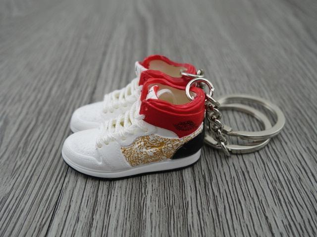 Mini sneaker keychain 3D Air Jordan 1 - Lazer HQ - Sneakers Passion