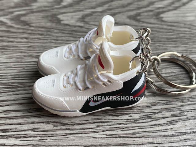 Mini sneaker keychain 3D Nike Kobe White Black Red - Sneakers Passion