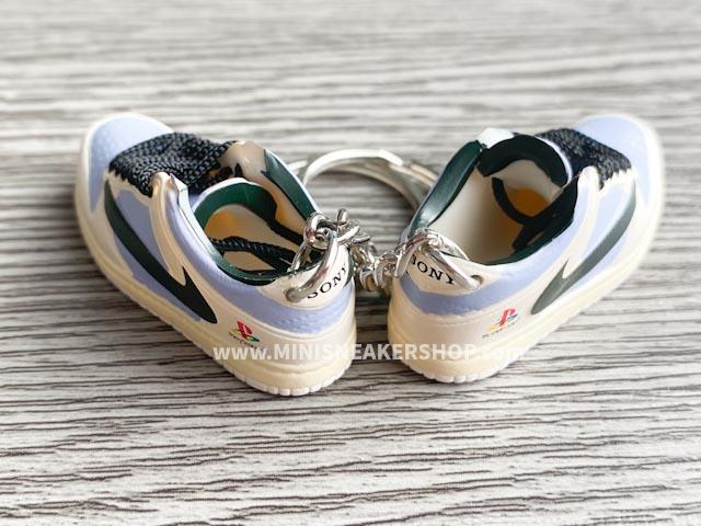 Mini sneaker keychain 3D Dunk - PLAYSTATION - Sneakers Passion