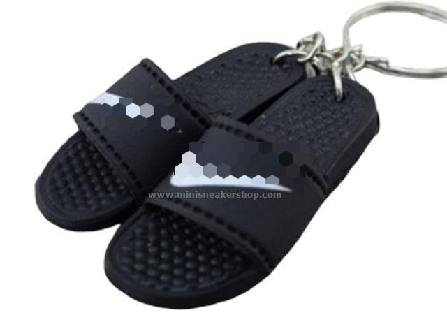 mini 3D sneaker keychains Flip Flops - Benassi Sandals - Sneakers Passion