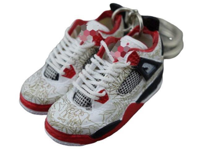 Mini Sneaker Keychains AJ 4 - Laser - Sneakers Passion