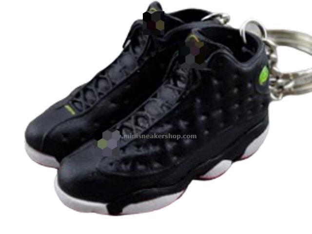 mini 3D sneaker keychains AJ 13 OG "Playoffs" (1998) - Sneakers Passion