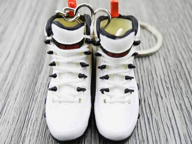 Mini Sneaker Keychains AJ 9 - Oregon State University - Sneakers Passion