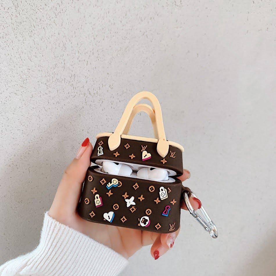LV Dark Brown Case Cover for Apple AirPods - Sneakers Passion