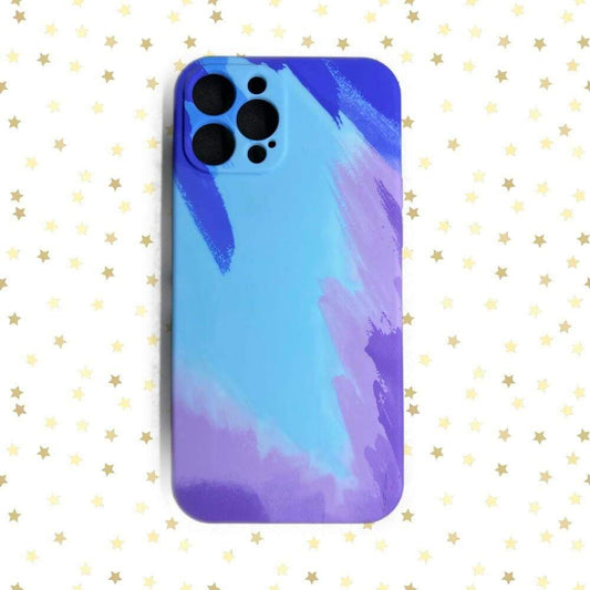 Oil Paint Series iPhone Case - Blue - Sneakers Passion