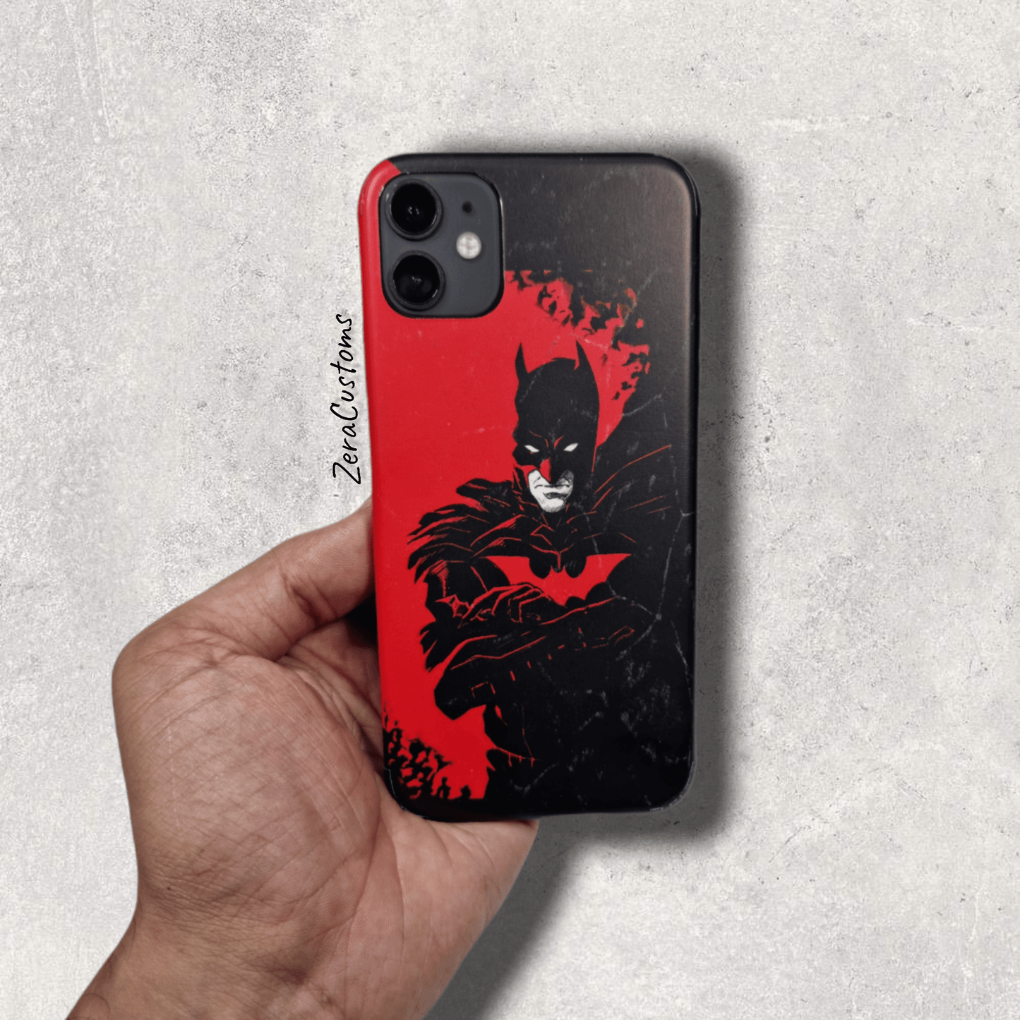 Red Batman Mobile Skin and Wrap - All Brands & Models - Sneakers Passion