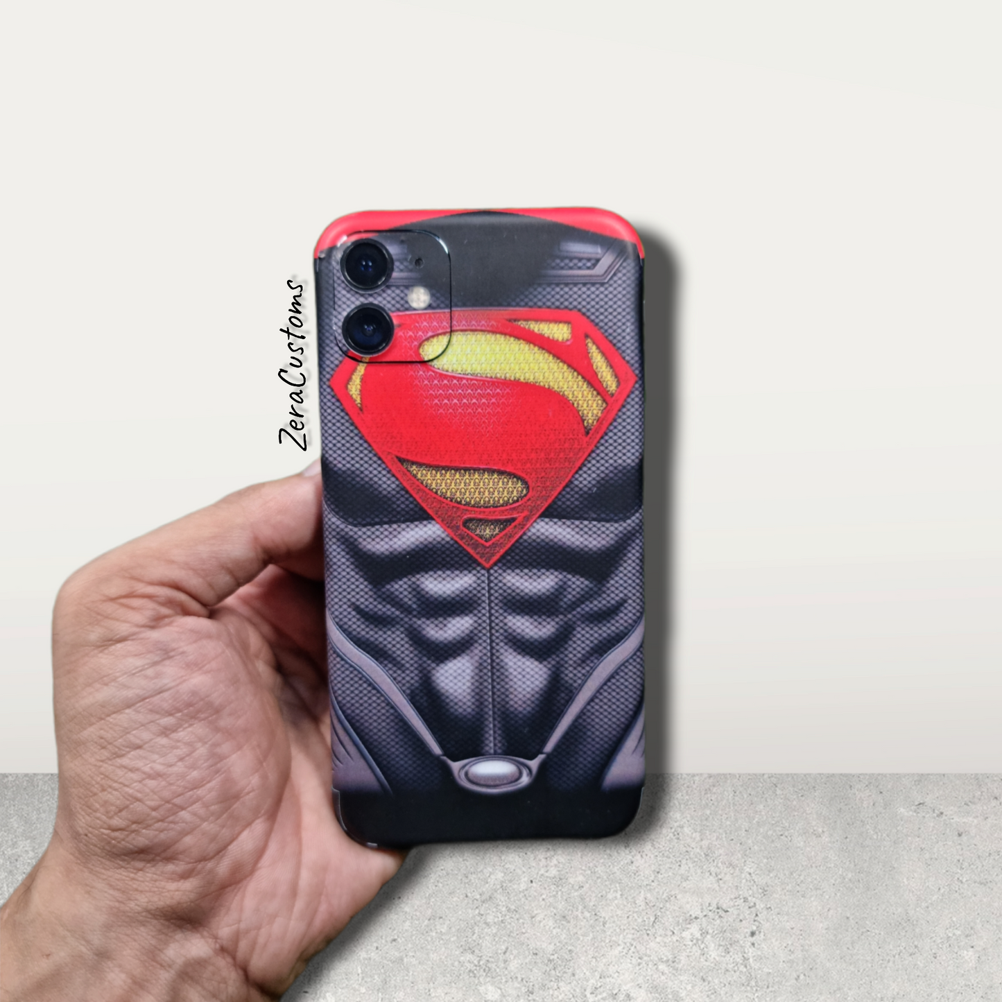Super-Man Black Suit Mobile Skin and Wrap - All Brands & Models - Sneakers Passion