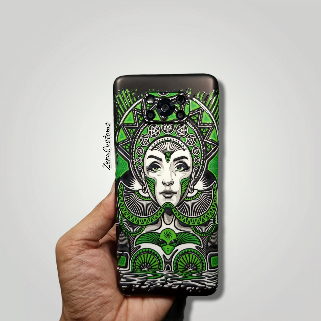 Green Face Mobile Skin and Wrap - All Brands & Models - Sneakers Passion