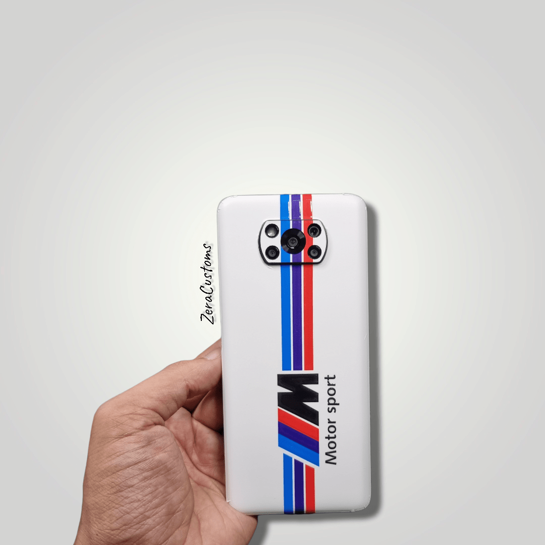 M3 Motor Sport Mobile Skin and Wrap - All Brands & Models - Sneakers Passion