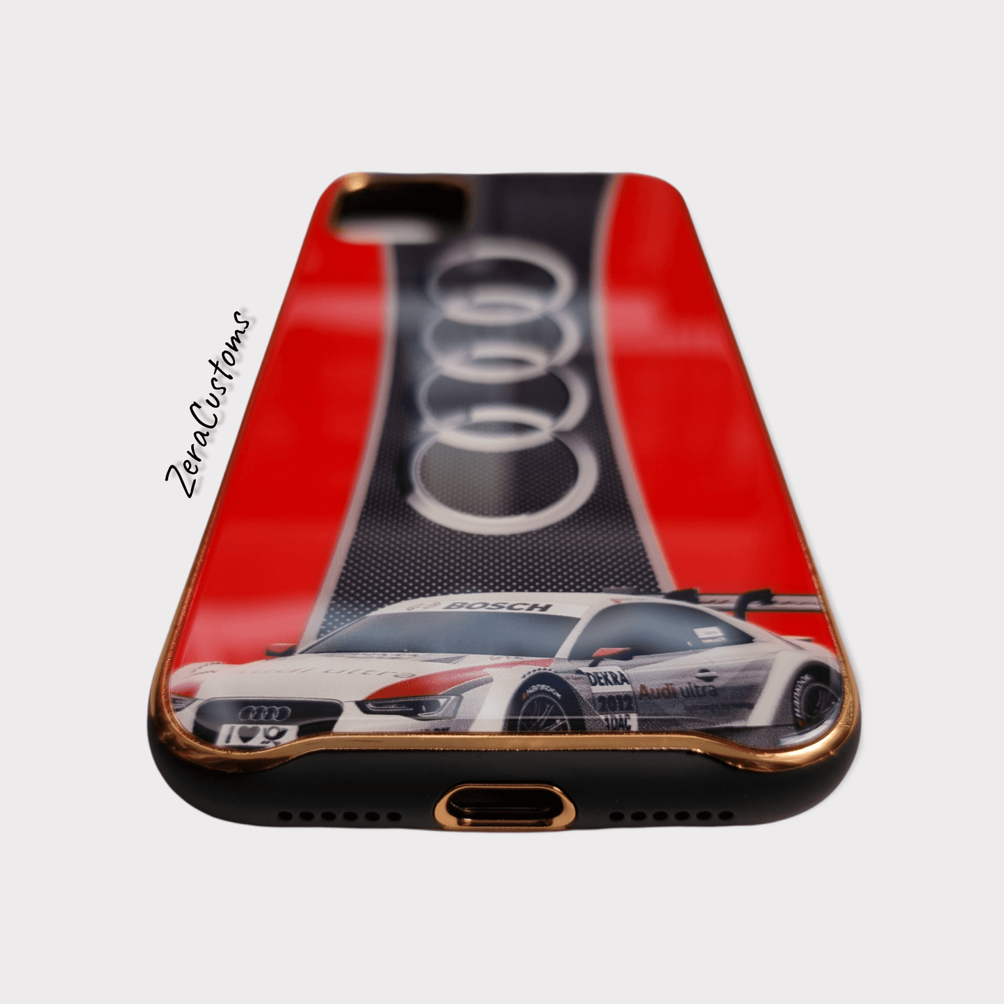 Audi Glass iPhone Case - Sneakers Passion