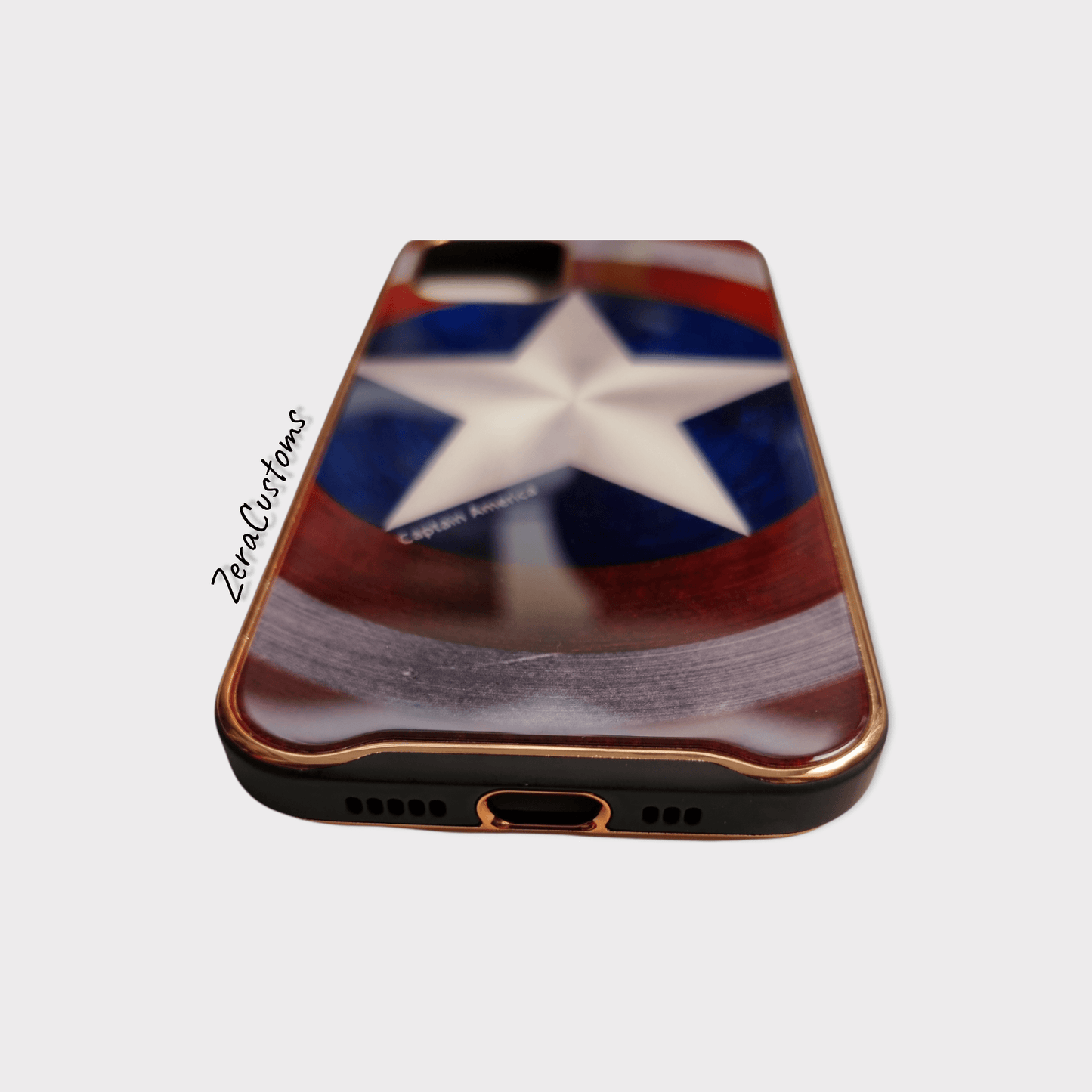 Captain Shield Glass iPhone Case - Sneakers Passion