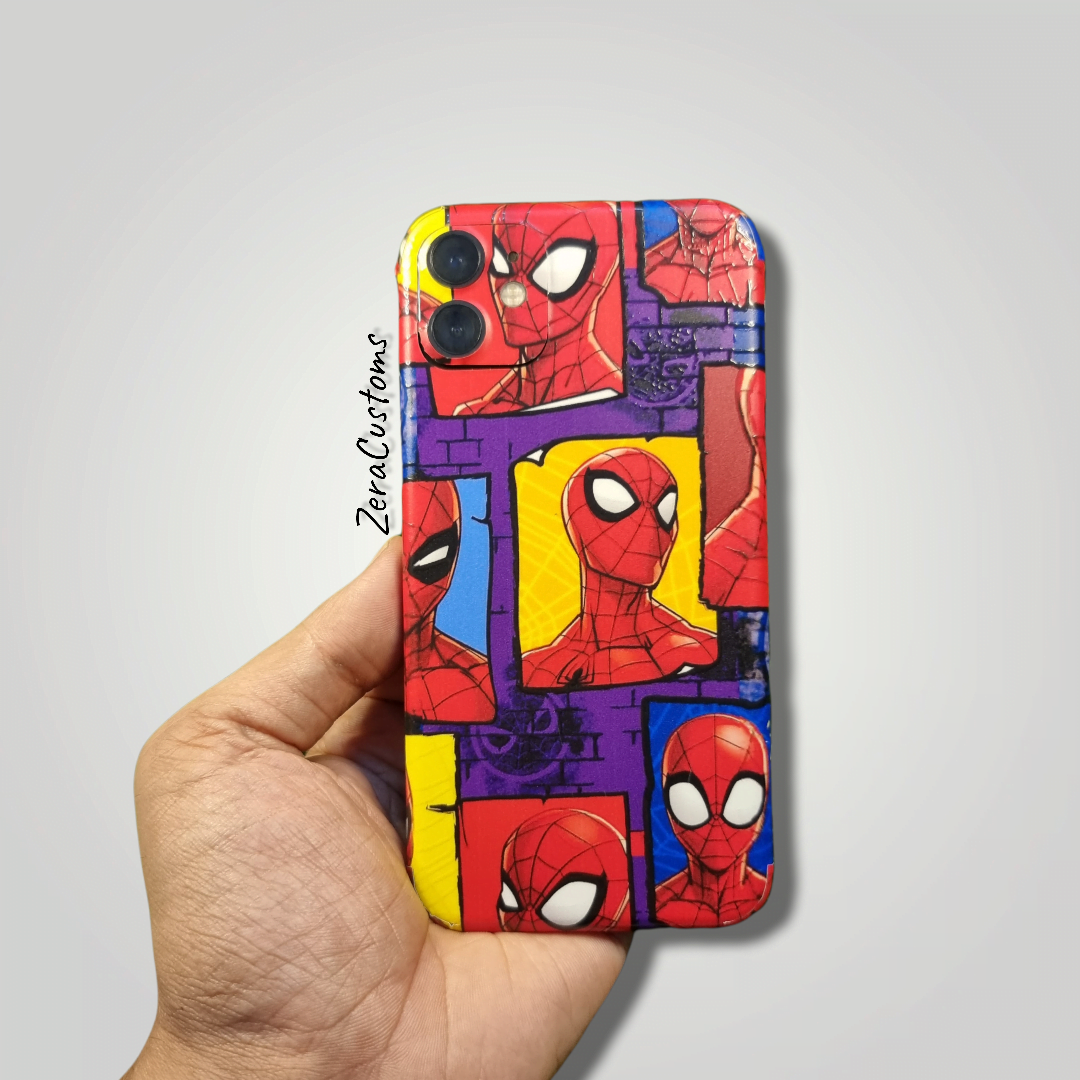 Spiderman Collage Mobile Skin and Wrap - All Brands & Models - Sneakers Passion