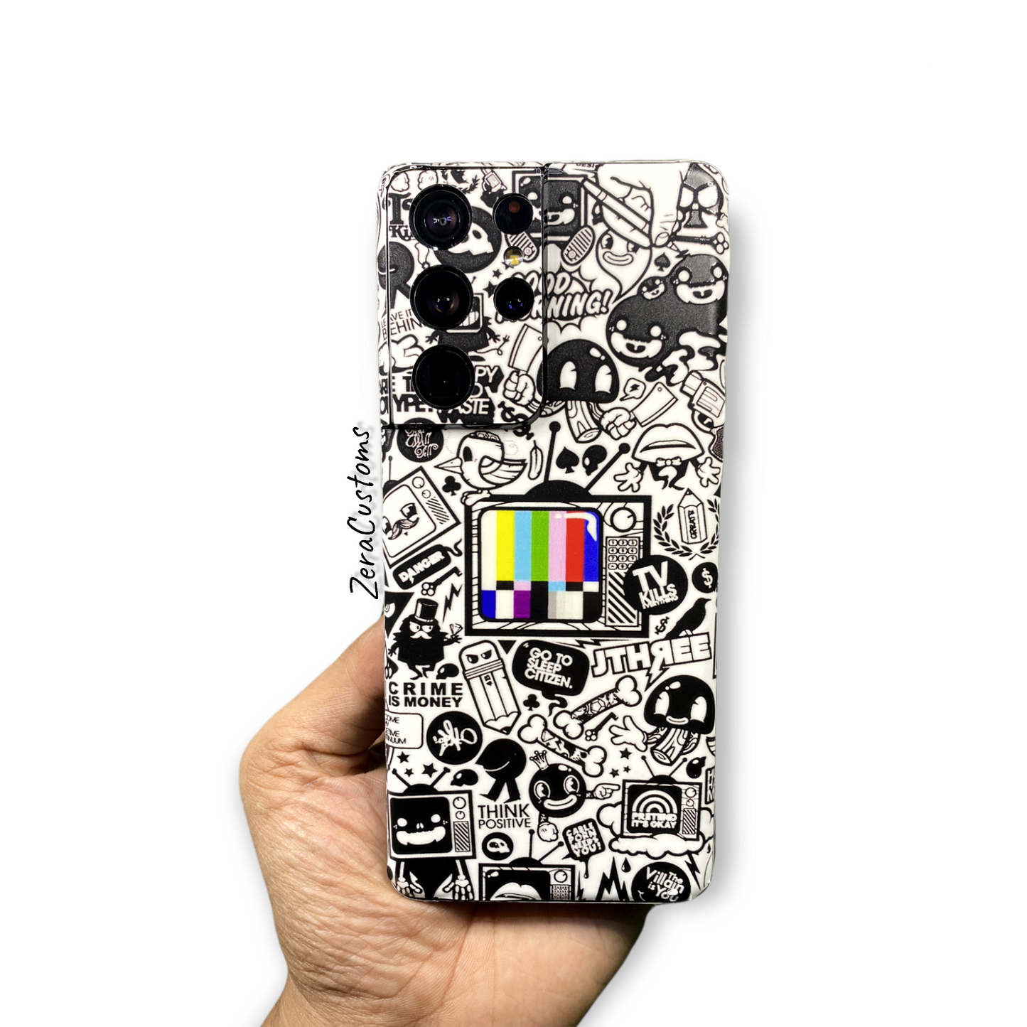 Doodle Magic Mobile Skin and Wrap - All Brands & Models - Sneakers Passion