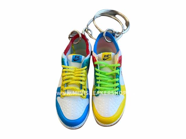 Mini sneaker keychain 3D Dunk - Multicolor - Sneakers Passion