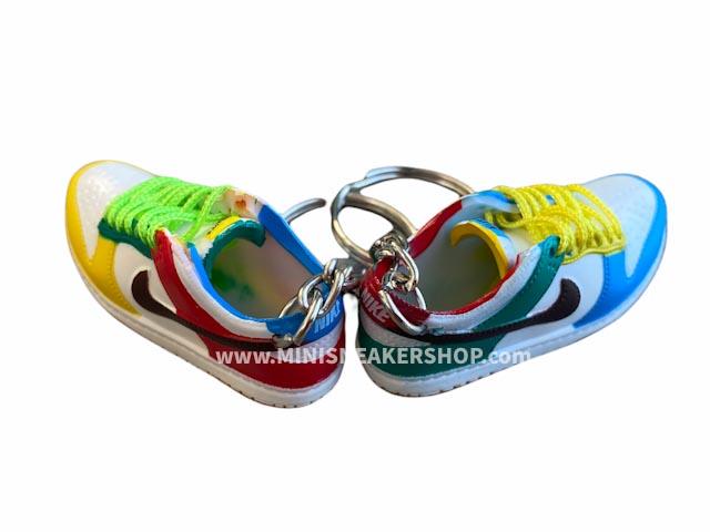 Mini sneaker keychain 3D Dunk - Multicolor - Sneakers Passion