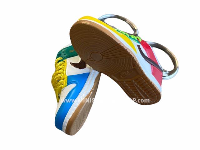 Mini sneaker keychain 3D Dunk - Multicolor - Sneakers Passion