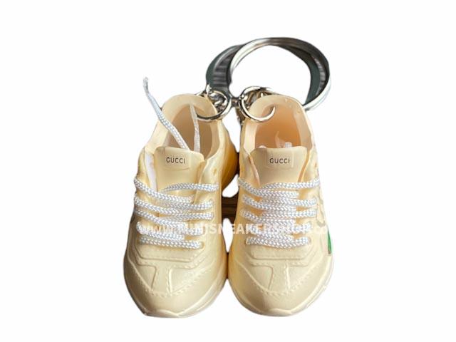 Mini Sneaker Keychains Gucci Beige - Sneakers Passion