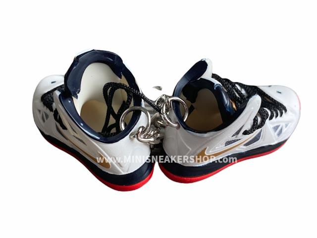 Mini sneaker keychain 3D Nike Lebron James Team USA - Sneakers Passion