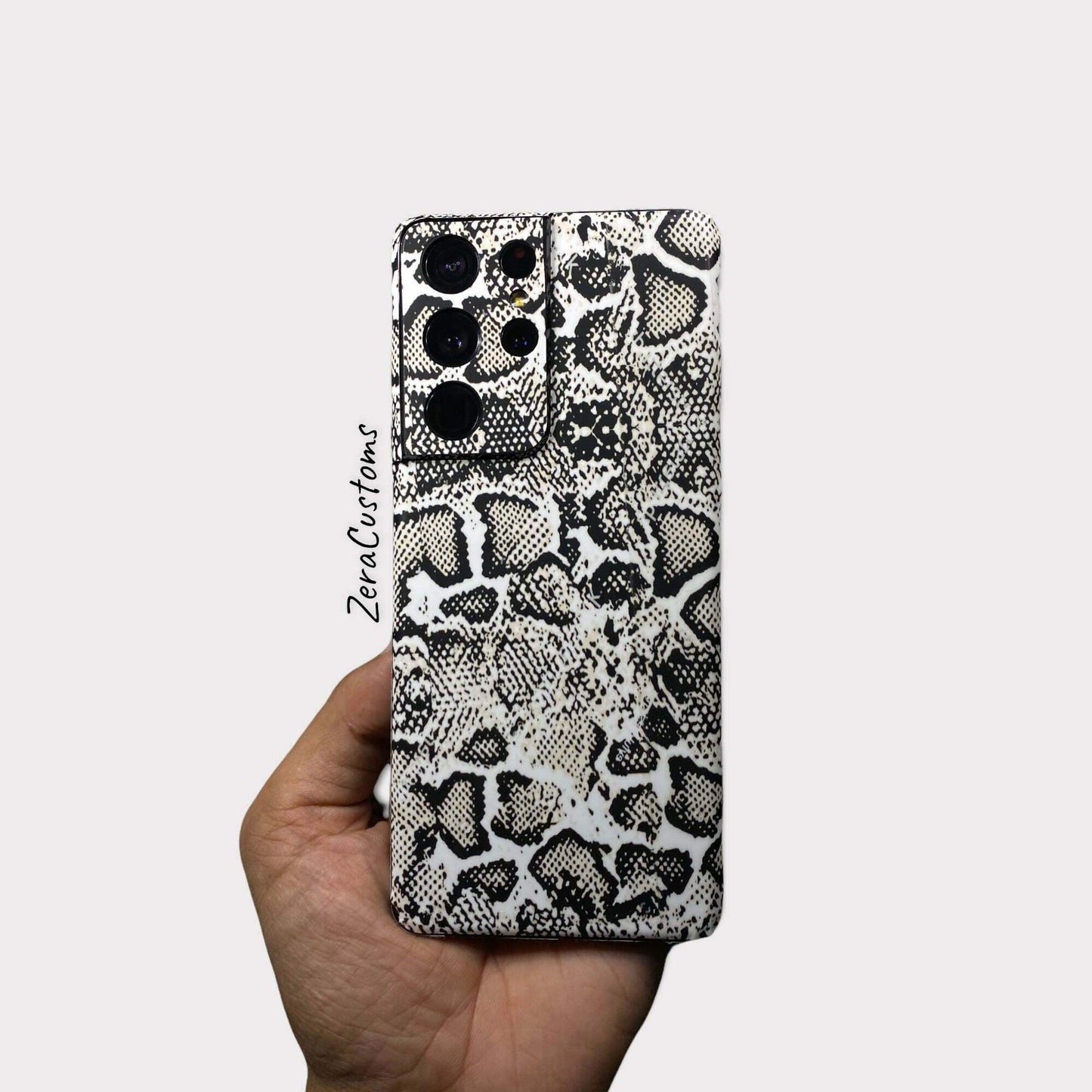 White Snake Mobile Skin and Wrap - All Brands & Models - Sneakers Passion