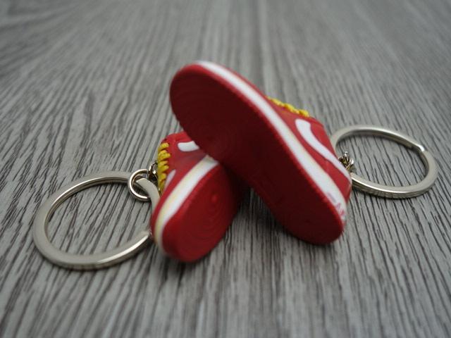 Mini Sneaker Nike Air Force - Red White Yellow - Sneakers Passion
