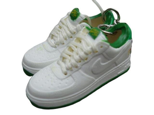 Mini Sneaker keychains 3D Nike Air Force - West Indies - Sneakers Passion