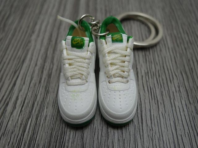 Mini Sneaker keychains 3D Nike Air Force - West Indies - Sneakers Passion