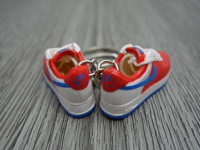 Mini Sneaker Keychains 3D Nike Air Force - Puerto Rico - Sneakers Passion