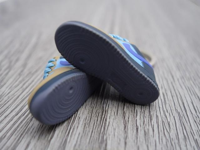 Mini Sneaker Nike Air Force - Blue Brown Purple - Sneakers Passion
