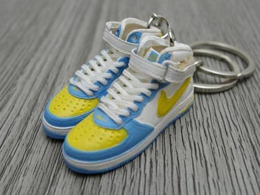 Mini Sneaker keychains 3D Nike Air Force High - Carmelo - Sneakers Passion