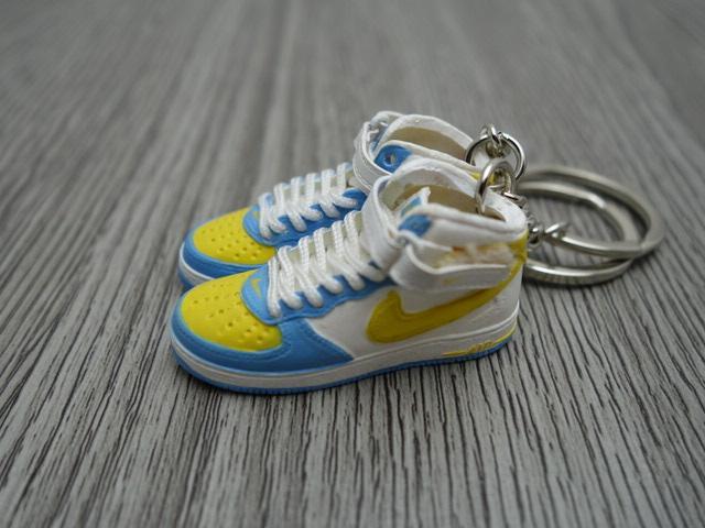 Mini Sneaker keychains 3D Nike Air Force High - Carmelo - Sneakers Passion