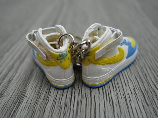 Mini Sneaker keychains 3D Nike Air Force High - Carmelo - Sneakers Passion