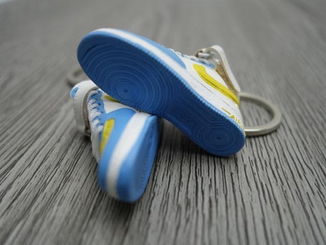 Mini Sneaker keychains 3D Nike Air Force High - Carmelo - Sneakers Passion