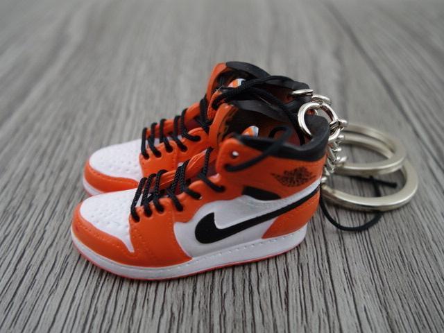 Mini sneaker keychain 3D Air Jordan 1 - Reverse Shattered Backboard HQ - Sneakers Passion