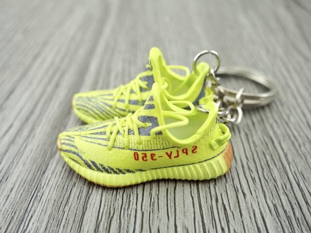 Mini Sneaker Keychains YZY Citrus - Sneakers Passion