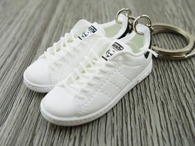 Mini 3D sneaker keychains Stan Smith - Triple White - Sneakers Passion