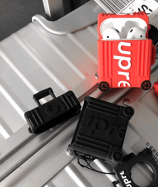 SUP Suitcase Shaped Case Cover for Apple AirPods / AirPods 2 - Sneakers Passion