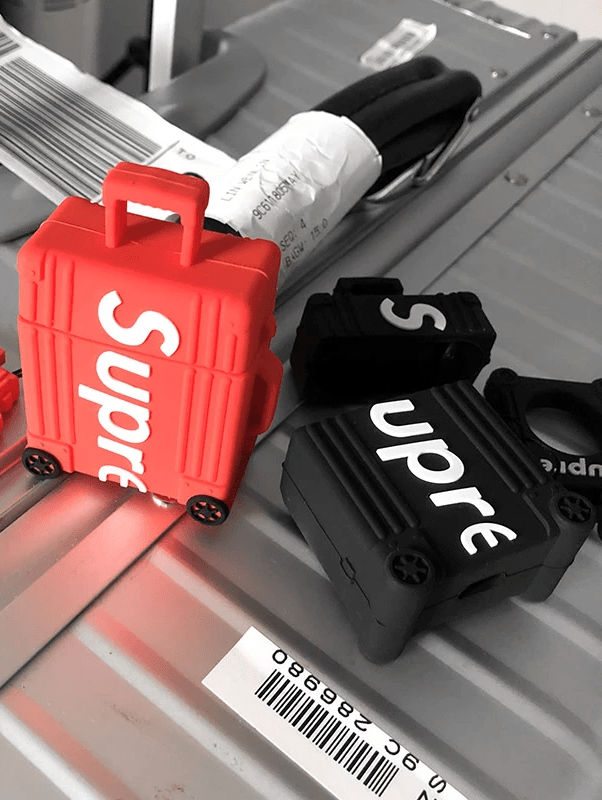 SUP Suitcase Shaped Case Cover for Apple AirPods / AirPods 2 - Sneakers Passion
