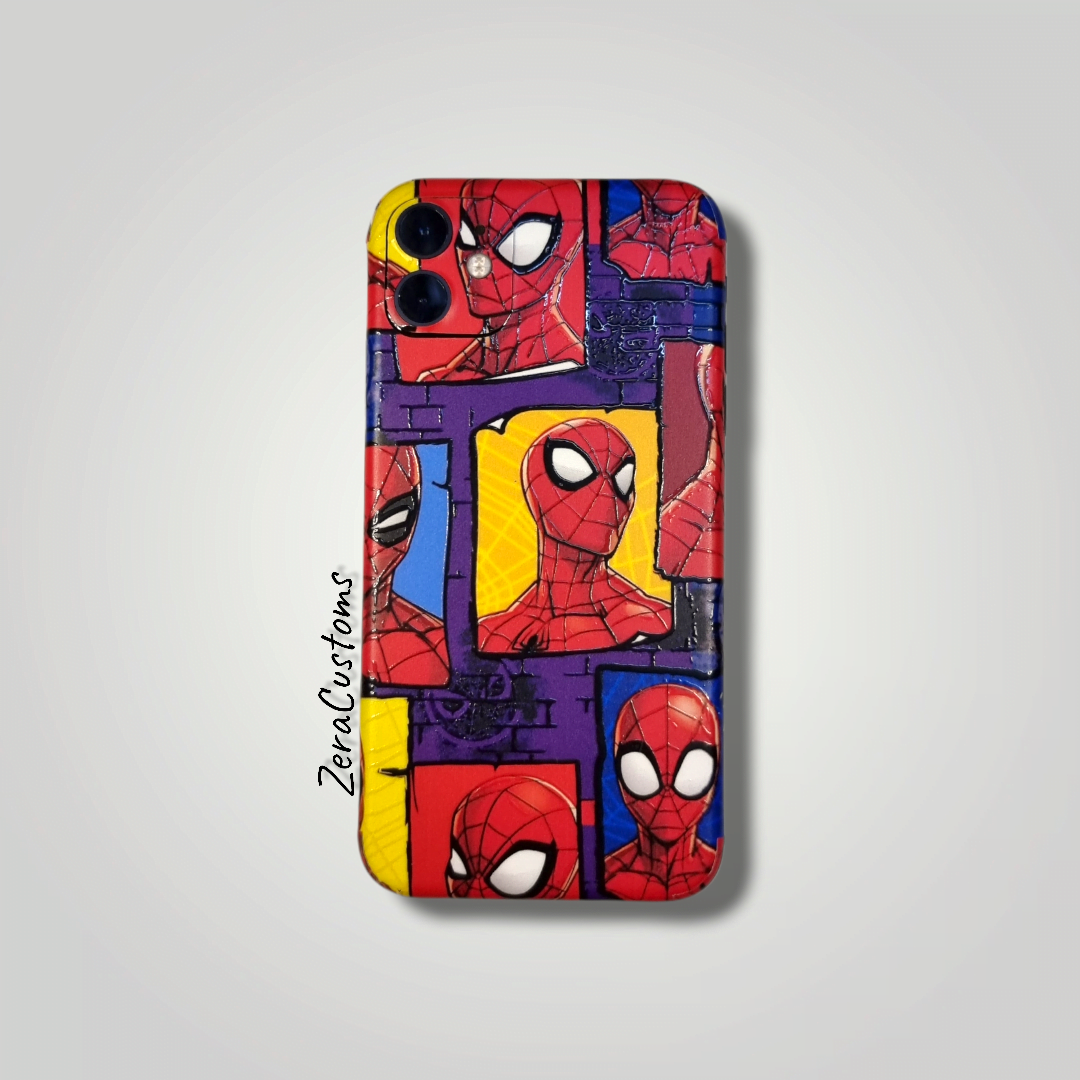 Spiderman Collage Mobile Skin and Wrap - All Brands & Models - Sneakers Passion