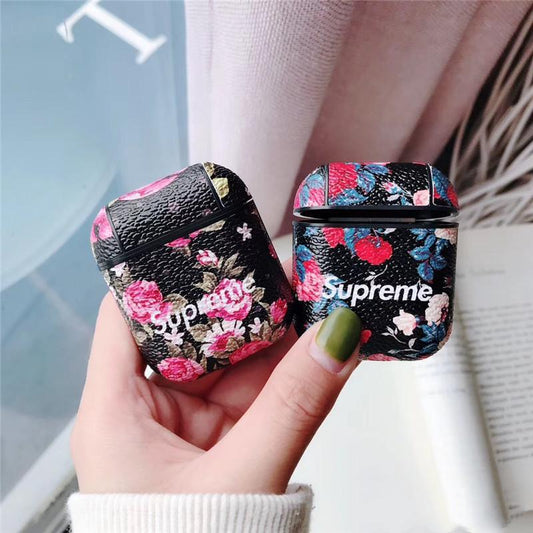 Supreme Pattern Case Cover for Apple AirPods / AirPods 2 - Sneakers Passion