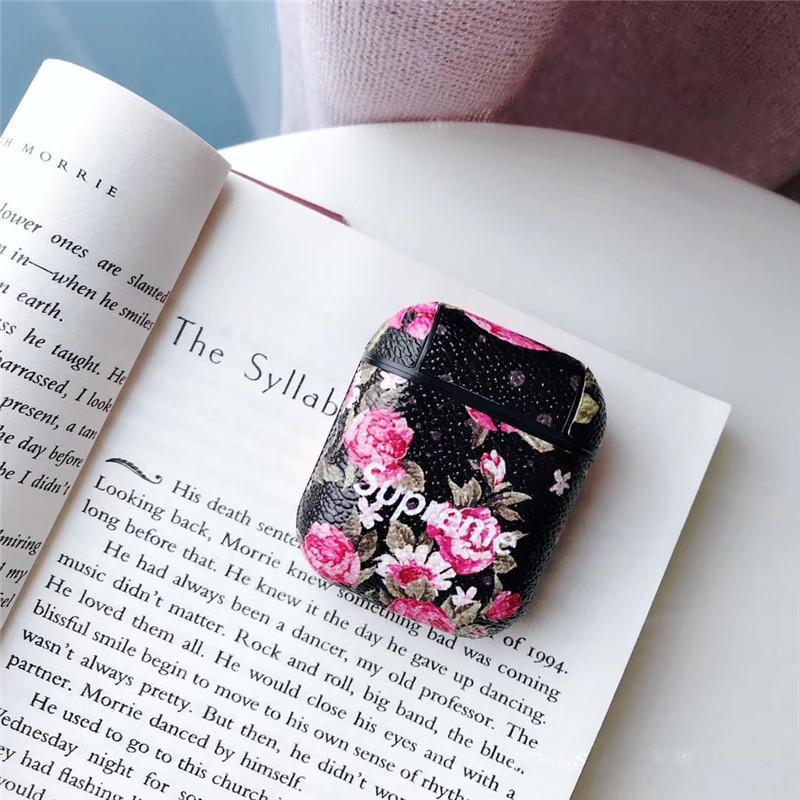 Supreme Pattern Case Cover for Apple AirPods / AirPods 2 - Sneakers Passion