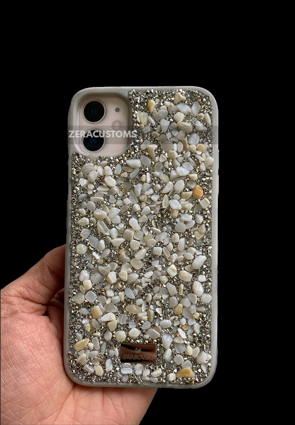 Swarovski White Crystalline iPhone Case - Sneakers Passion