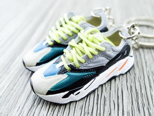 Mini Sneaker Keychains YZY 700 - Wave Runner - Sneakers Passion