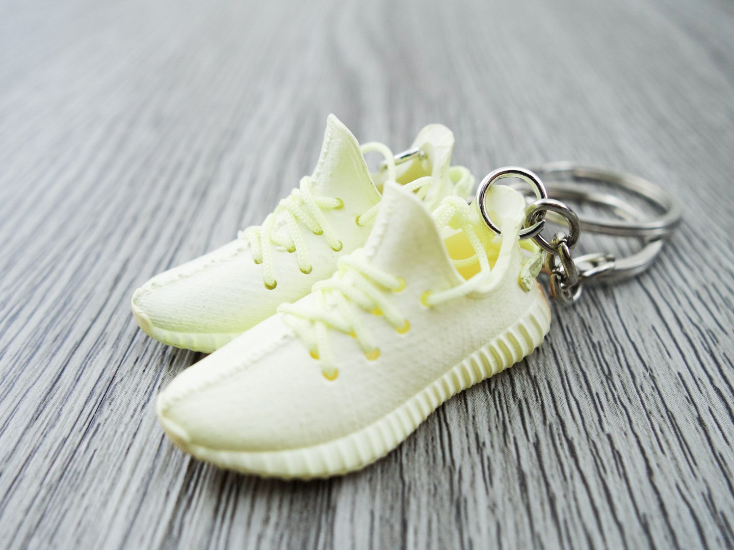Mini Sneaker Keychains YZY - Ice Yellow - Sneakers Passion